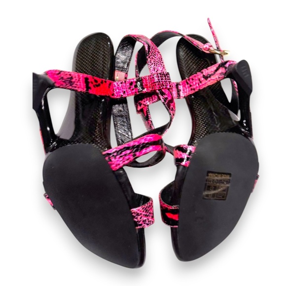 UNITED NUDE Frame Heel Sandals – Pink Snake Print – Size 39 - Picture 11 of 11
